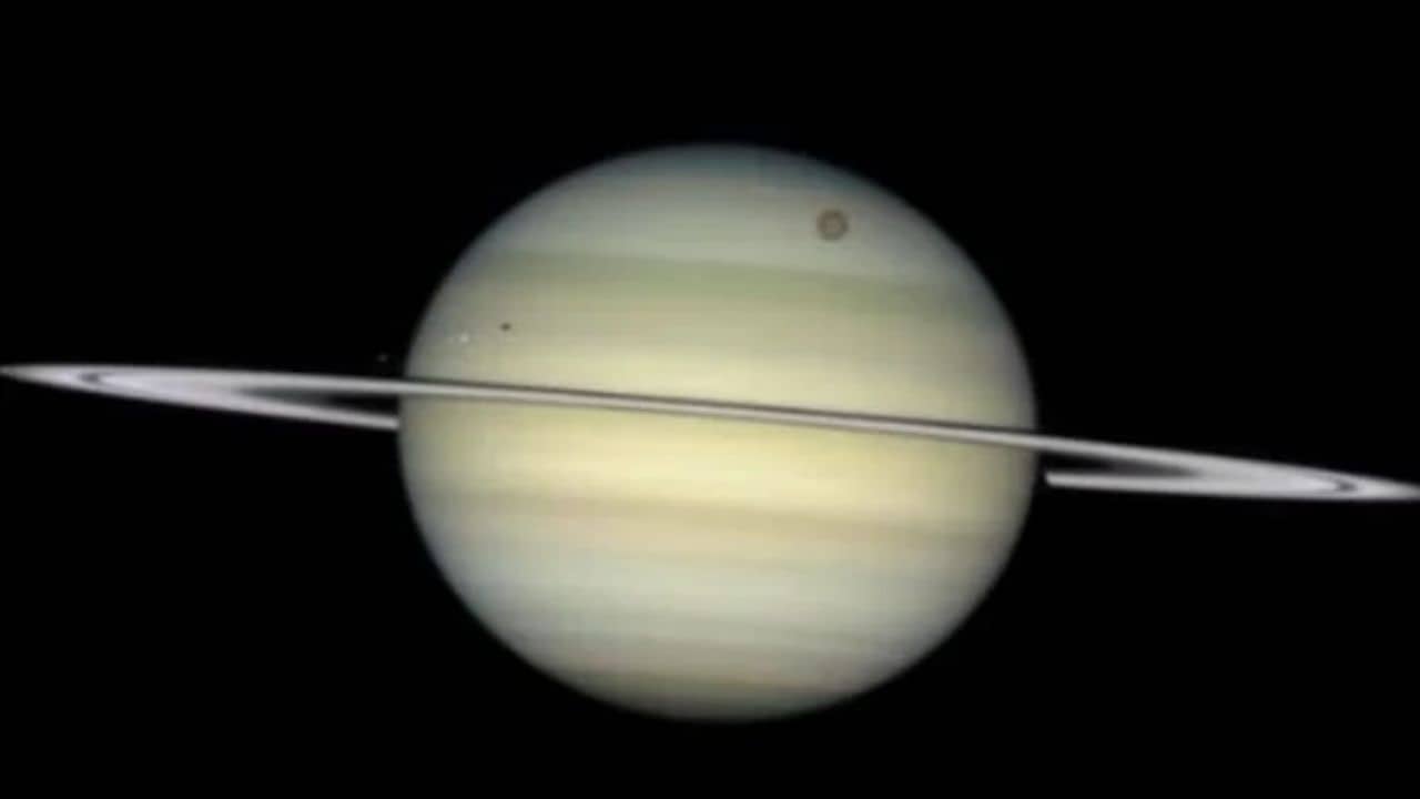 NASAs Video on Saturn: শনির চারটি উপগ্রহের প্যারেডের ভিডিয়ো ছাড়ল নাসা, নেটিজেনরা হতবাক!
