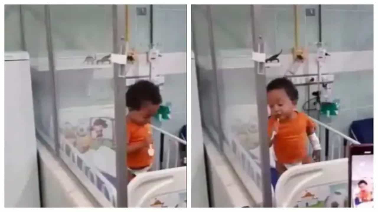 Viral Video: হাসপাতালে ভর্তি হয়েও চিৎকার করে গান গেয়ে নাচ করল এই শিশু...