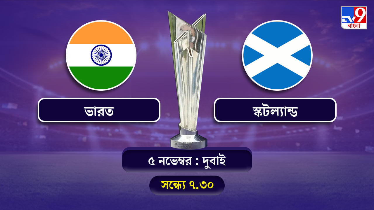 T20 World Cup 2021 India vs Scotland Live Streaming: জেনে নিন কখন কীভাবে দেখবেন টি-২০ বিশ্বকাপে ভারত বনাম স্কটল্যান্ডের ম্যাচ