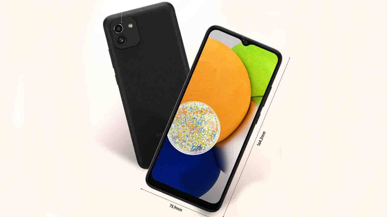 Samsung Galaxy A03: কম দামের নতুন গ্যালাক্সি মডেল নিয়ে এল স্যামসাং, ৪৮ মেগাপিক্সেল ক্যামেরা, ৫,০০০এমএএইচ ব্যাটারি