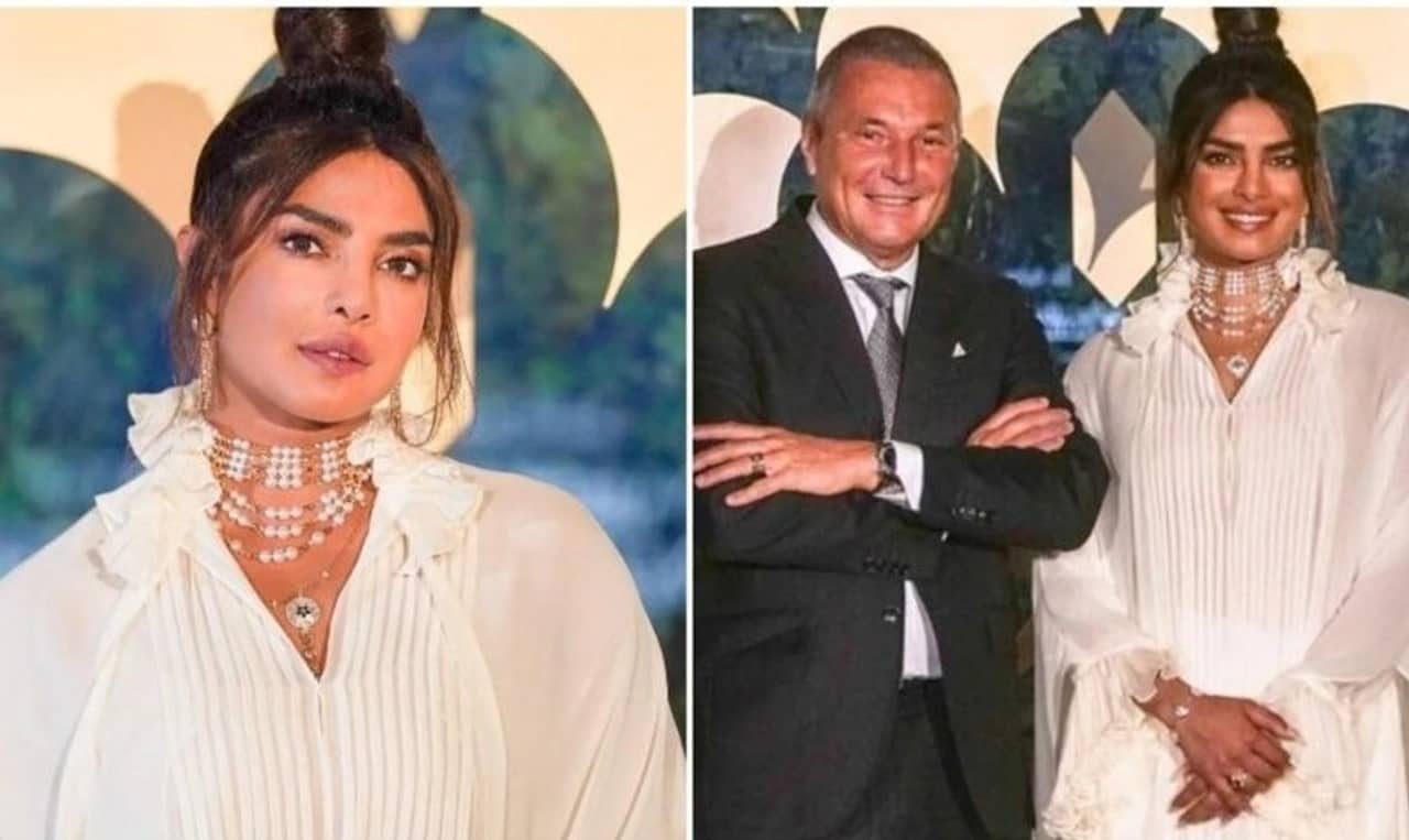 Priyanka Chopra: দুবাইয়ের ইভেন্টে স্বপ্নের রানীর বেশে প্রিয়াঙ্কা চোপড়া! সাদা অ্যাবায়া শার্টে মঞ্চ উজ্জ্বল পিসির