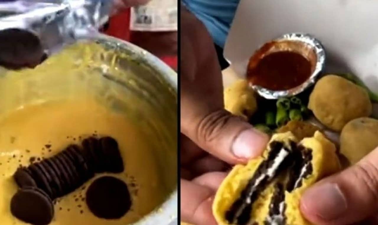 Viral Video: ওরিও পকোড়া বানিয়ে ভিলেন পকোড়াওয়ালা! তাণর বিরুদ্ধে মামলা দায়ের করার হুমকি নেটিজ়েনদের