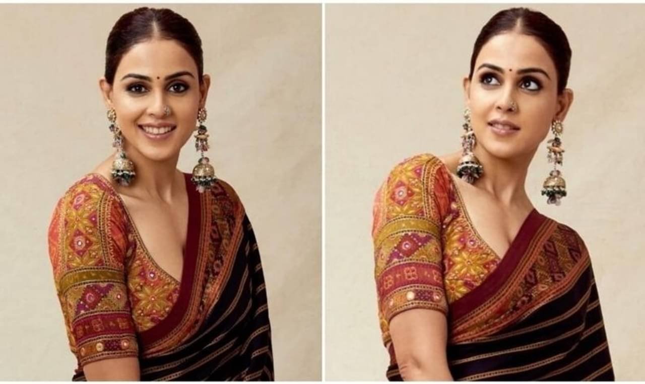 Wedding Fashion: ওয়েডিং ফ্যাশনে ক্লাসিক লুক আনতে চান? জেনেলিয়ার মতো এই সুন্দর কালো ডিজাইনার শাড়ি কিন্তু নজর কাড়বে বেশি