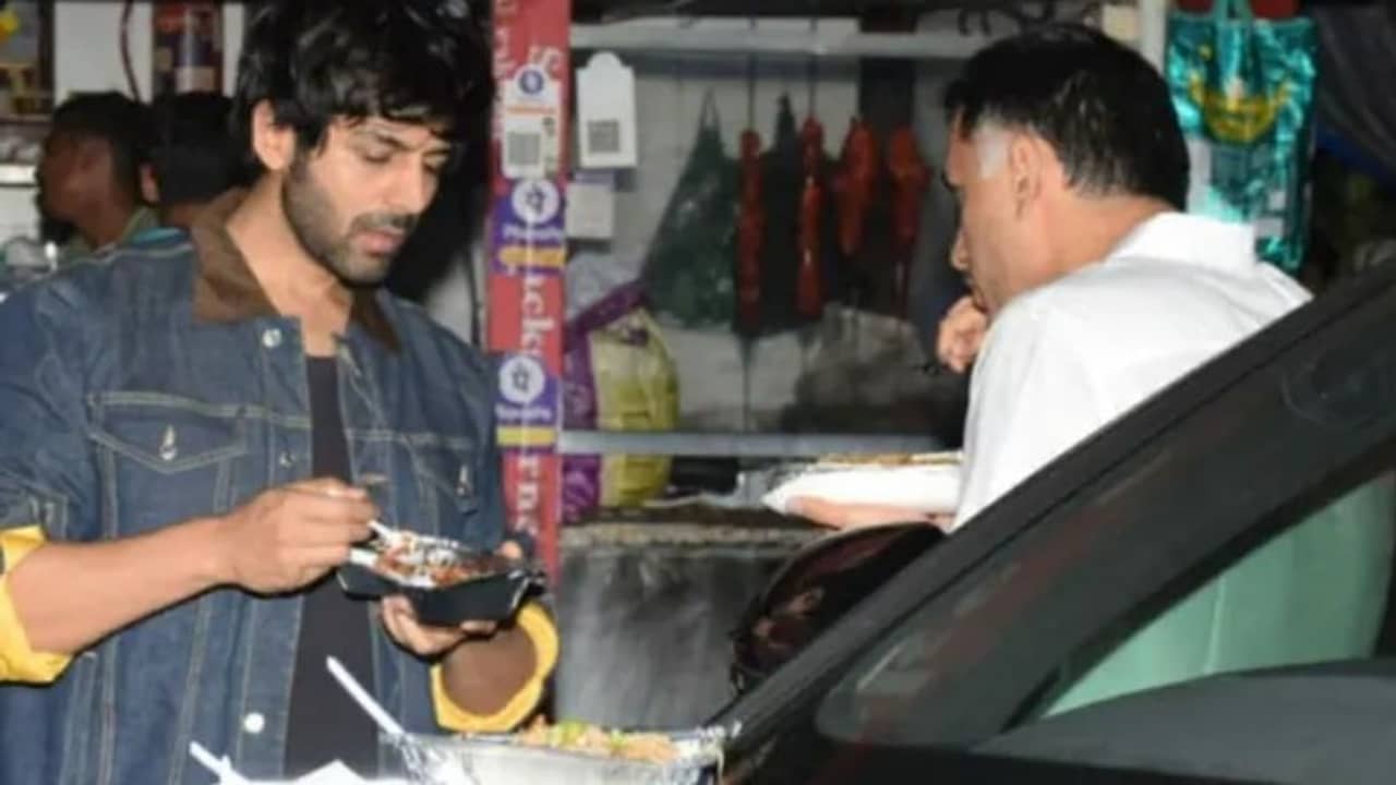 Viral Video: ল্যাম্বরগিনিতে চড়ে ফুটপাথের দোকান থেকে চাইনিজ খাচ্ছেন কার্তিক, ভাইরাল ভিডিয়ো