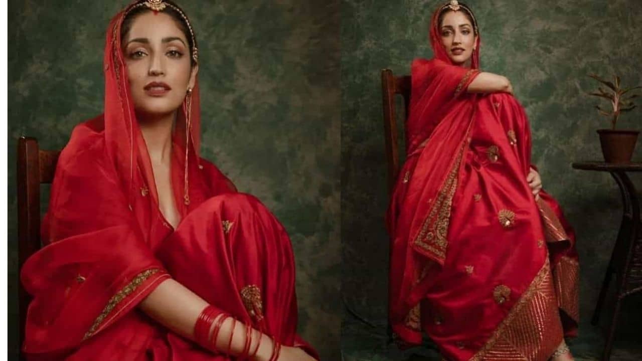 Yami Gautam: লাল লেহেঙ্গায় রাজস্থানী লুকে তাক লাগালেন ইয়ামি গৌতম!