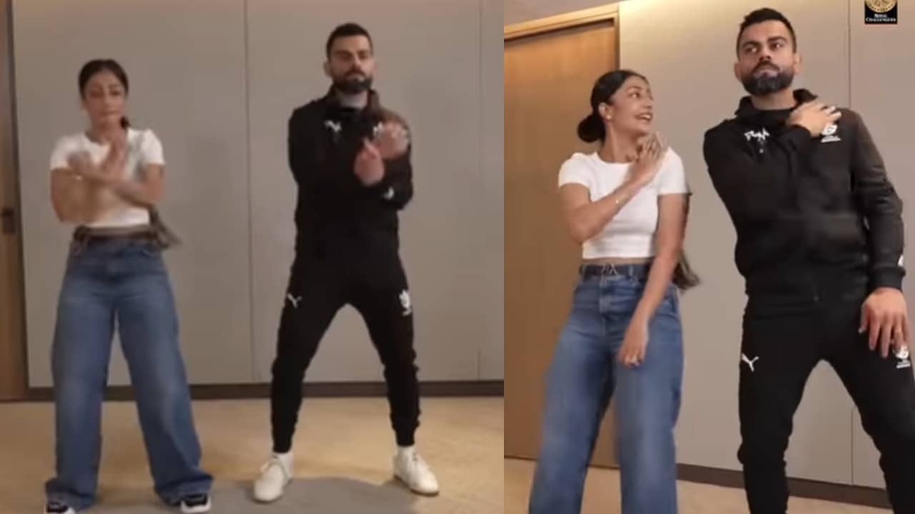 বিরাট কোহলিকে নাচ শেখালেন চাহালের স্ত্রী ধনশ্রী ভর্মা, দেখুন ভাইরাল ভিডিও