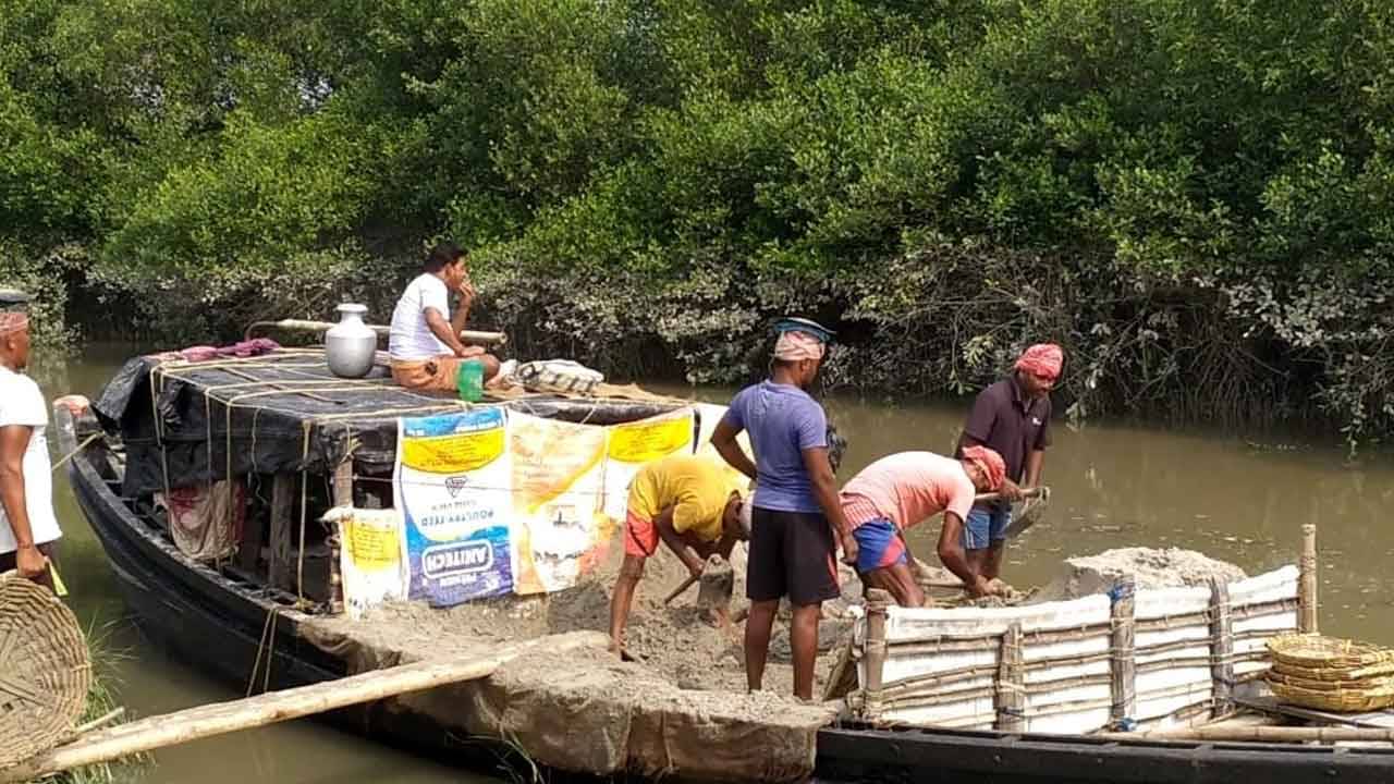 Sundorbon Sand Smuggling: পুলিশকে কিছু দিই! প্রত্যেক দিন মাতলা নদীর বুক থেকে বিশেষ সম্পদ চুরি করছেন শদুয়েক গ্রামবাসী