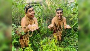 Viral Video: ফের ভাইরাল স্যান্ডি সাহা! এবার গায়ে বাদামের খোলা জড়িয়ে 'বাদাম বাদাম' গানে অদ্ভুত নাচ তাঁর...