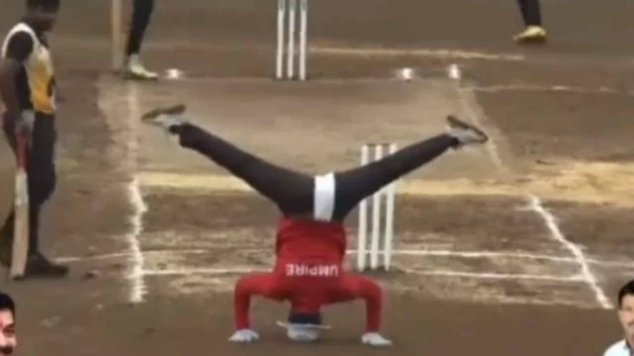 Viral Video: হাত নীচে, পা ওপরে, এমন ওয়াইড সিগন্যাল দিতে কোনও আম্পায়ারকে দেখেছেন? না দেখে থাকলে দেখে নিন...