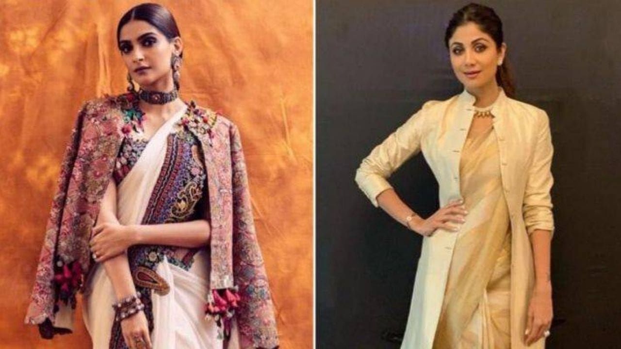 saree wear in winter