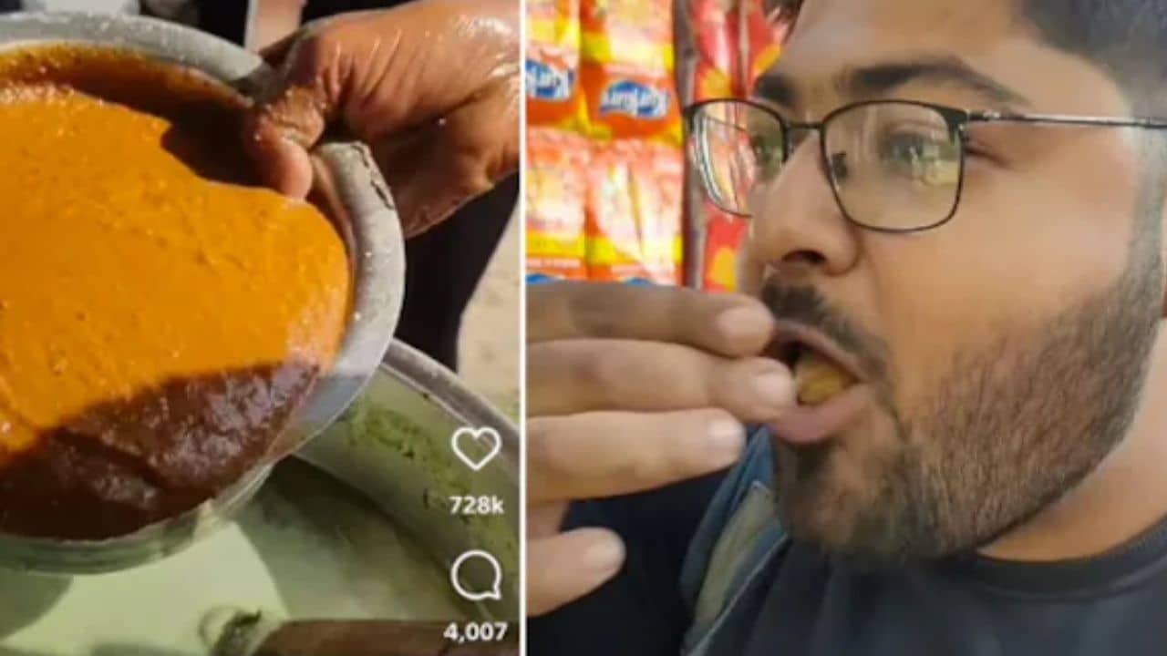 Viral Golgappa Recipe: ফুচকার জলে যে পরিমাণ ঝাল আছে তাতে চোখের জলে ভাসালেন এই ভ্লগার...