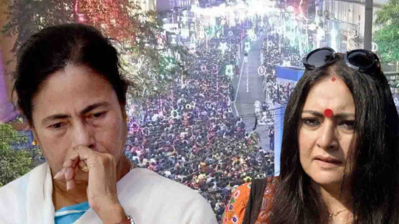 Agnimitra Paul on COVID19: মুখ্যমন্ত্রী বর্ষবরণে ব্যস্ত, নাইট কার্ফু জারি করতে পারলেন না!