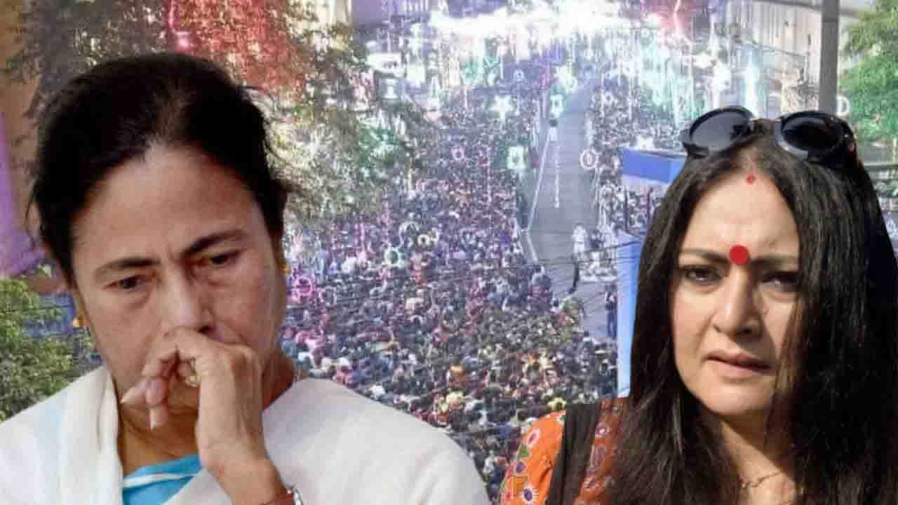 Agnimitra Paul on COVID19: 'মুখ্যমন্ত্রী বর্ষবরণে ব্যস্ত, নাইট কার্ফু জারি করতে পারলেন না!' Agnimitra Paul on COVID19: 'মুখ্যমন্ত্রী বর্ষবরণে ব্যস্ত, নাইট কার্ফু জারি করতে পারলেন না!'