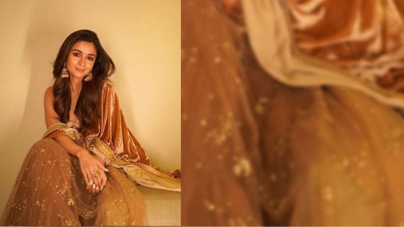 সব্যসাচীর ডিজাইন করা ভেলভেটর লেহেঙ্গায় সদ্য একটি ফটোশ্যুট সারেন অভিনেত্রী।