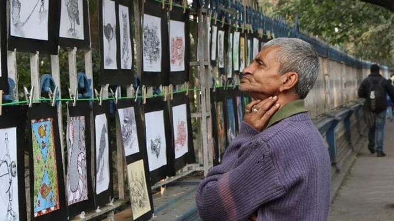 In Kolkata A Street Art Exhibition Organized by Chobiwala