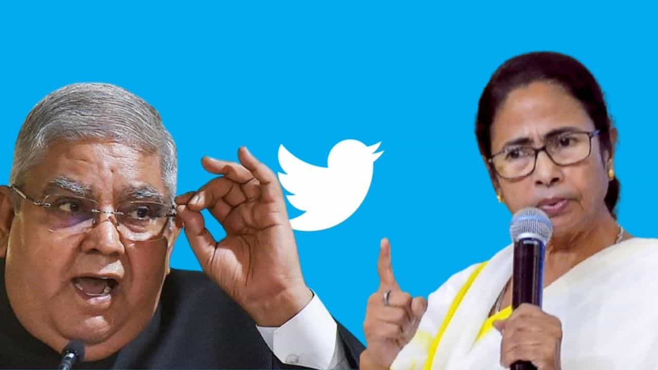 Governor Jagdeep Dhankhar: ফের 'টুইটক্কর'-এ রাজ্যপাল, মুখ্যমন্ত্রীর মন্তব্যে 'অপমানিত' 'রাজভবনের রাজা'! Governor Jagdeep Dhankhar: ফের 'টুইটক্কর'-এ রাজ্যপাল, মুখ্যমন্ত্রীর মন্তব্যে 'অপমানিত' 'রাজভবনের রাজা'!