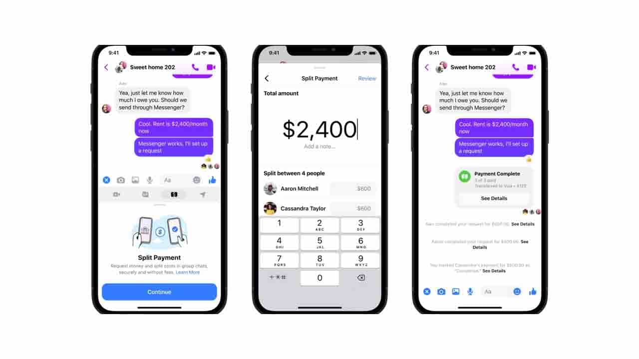 Facebook Messenger Split Payments: ডিনারে কত খরচ হল, কার টাকা বাকি? সব কিছুর ক্যালকুলেশন এবার ফেসবুক মেসেঞ্জারে Facebook Messenger Split Payments: ডিনারে কত খরচ হল, কার টাকা বাকি? সব কিছুর ক্যালকুলেশন এবার ফেসবুক মেসেঞ্জারে