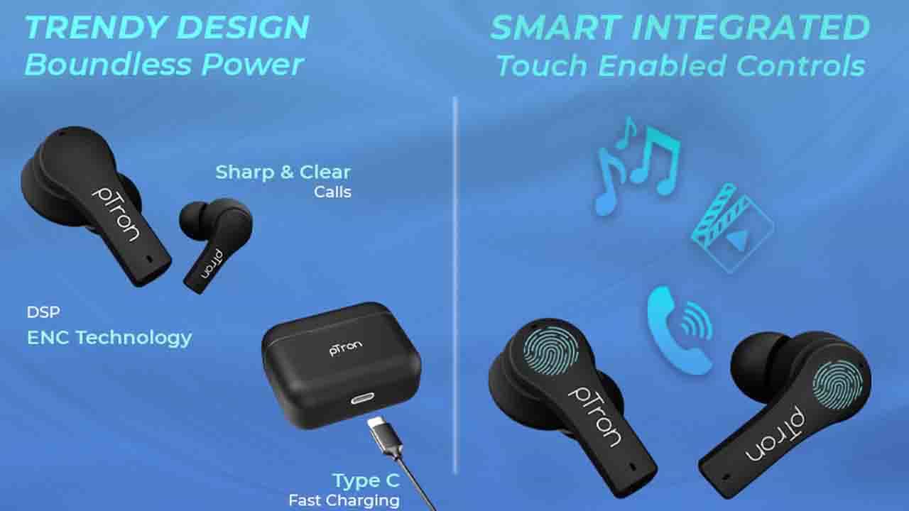 Ptron Bassbuds Tango ENC: ভারতে দুর্দান্ত ইয়ারবাডস নিয়ে এল পিট্রন, ইএনসি সাপোর্ট, ২০ ঘণ্টার প্লেটাইম, দাম মাত্র ১,২৯৯ টাকা