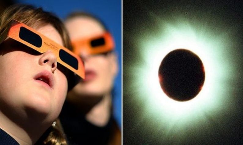 how to see the eclipse without looking at the sun