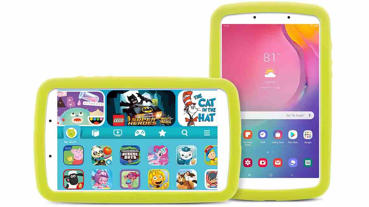 Samsung Galaxy Tab A Kids: কচিকাচাদের জন্য ট্যাবলেট লঞ্চ করল স্যামসাং, ৮.৭ ইঞ্চির স্ক্রিন ও ৫১০০এমএএইচ ব্যাটারি, দাম কত? Samsung Galaxy Tab A Kids: কচিকাচাদের জন্য ট্যাবলেট লঞ্চ করল স্যামসাং, ৮.৭ ইঞ্চির স্ক্রিন ও ৫১০০এমএএইচ ব্যাটারি, দাম কত?