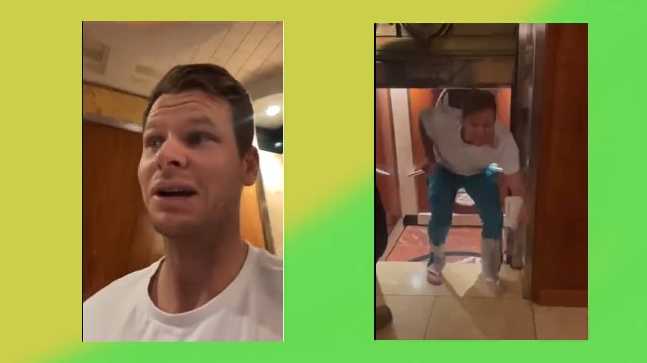 Steve Smith: ৫৫ মিনিট হোটেলের লিফটে আটকে স্টিভ স্মিথ