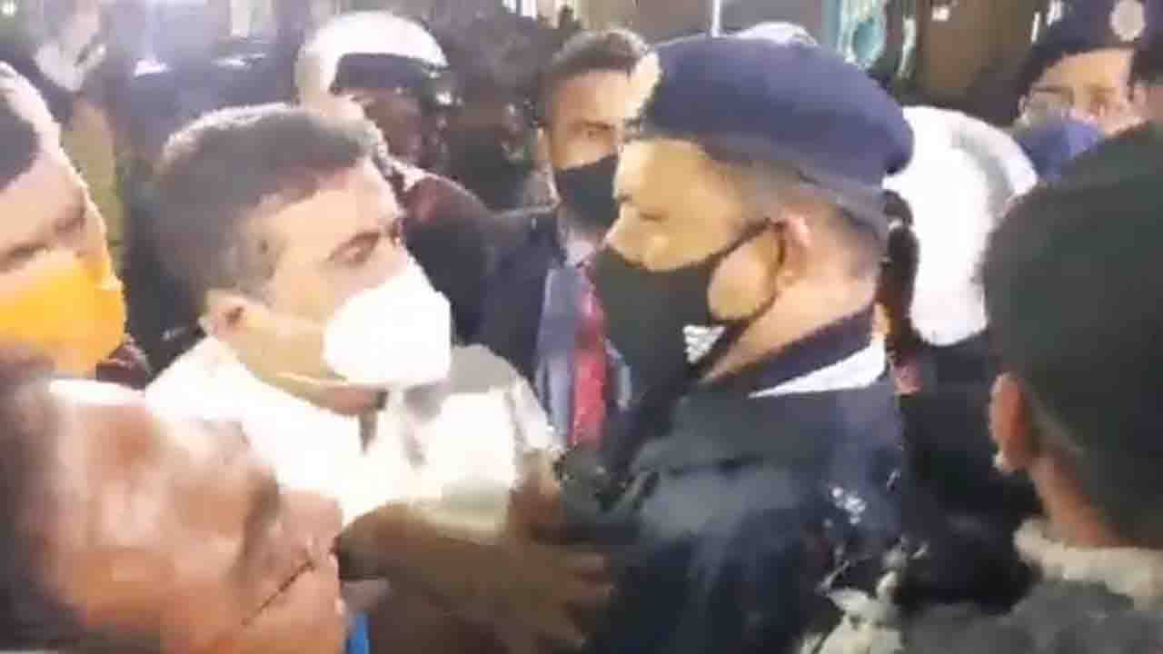 Kolkata municipal corporation election 2021: শুভেন্দুর গায়ে হাত দেওয়ার অভিযোগ পুলিশের বিরুদ্ধে