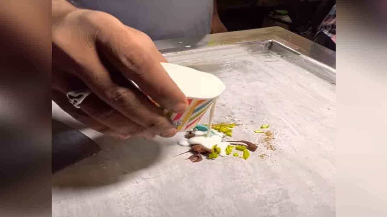 Viral Video: কাঁচালঙ্কার আইসক্রিম! সঙ্গে রয়েছে নিউটেলাও... একটু আদা-রসুনও দিয়ে দিন, মন্তব্য ক্ষুব্ধ নেটিজ়েনদের