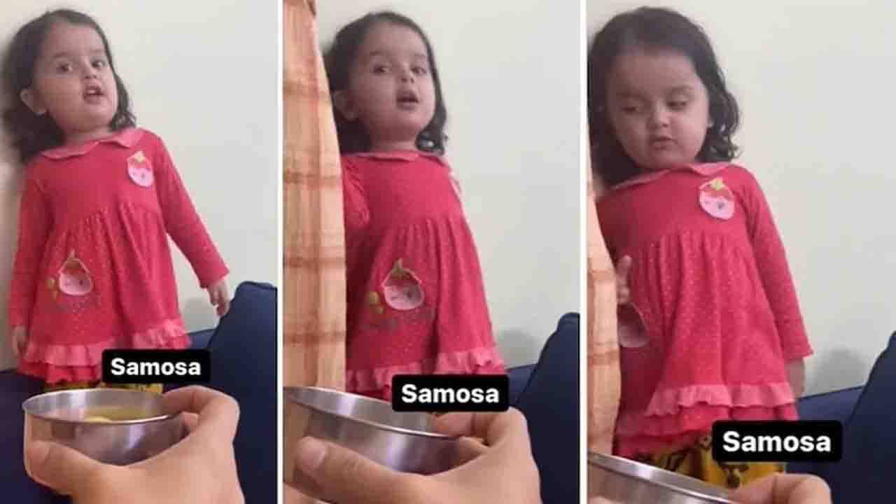 Viral Video: আপেল নয় সিঙ্গারা খাব! খুদের এই ছোট্ট জেদ মন কাড়ল নেটিজেনদের