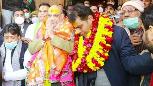 Uttar Pradesh Assembly Election 2022 : নজরে পশ্চিম উত্তর প্রদেশ, মথুরায় মন্দিরে পুজো দিয়ে নির্বাচনী প্রচার শুরু অমিত শাহের