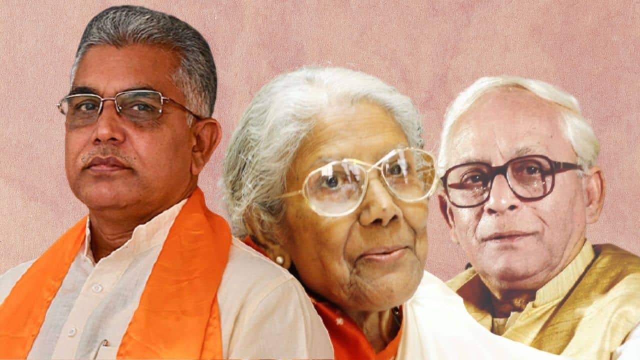 Dilip Ghosh On Sandhya Mukherjee: বুদ্ধবাবুকে পার্টি পুরস্কার নিতে দেয়নি, সন্ধ্যাদেবীর ক্ষেত্রে চাপের পরিবেশ তৈরি করা হল