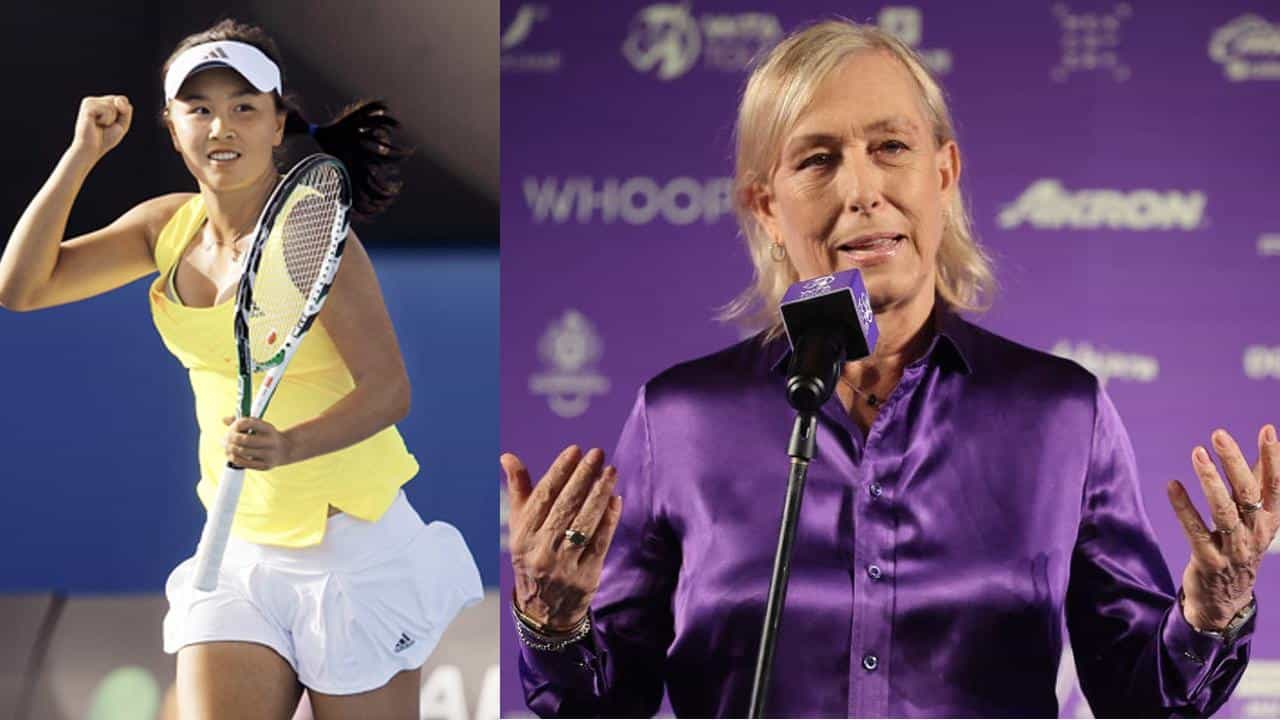 Australian Open 2022: নাভ্রাতিলোভার আপত্তিতে আবার ফিরলেন 'পেং সুয়াই' Australian Open 2022: নাভ্রাতিলোভার আপত্তিতে আবার ফিরলেন 'পেং সুয়াই'