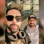 Mohammad Siraj posted a picture along with the current fielding coach TK Dilip