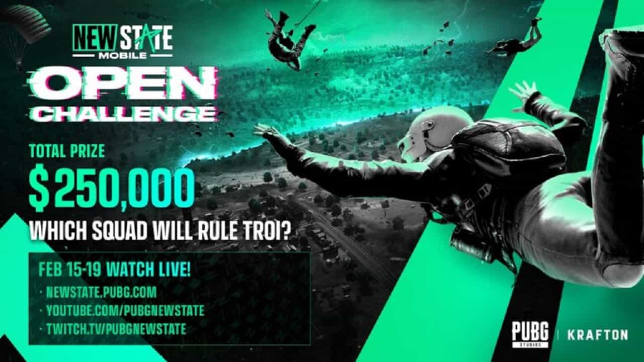 PUBG New State Mobile Open Challenge: এই প্রথম পাবজি নিউ স্টেট ইস্পোর্টস ইভেন্ট, ২.৫ লক্ষ মার্কিন ডলার পুরস্কার, ৫ ফেব্রুয়ারি থেকে শুরু PUBG New State Mobile Open Challenge: এই প্রথম পাবজি নিউ স্টেট ইস্পোর্টস ইভেন্ট, ২.৫ লক্ষ মার্কিন ডলার পুরস্কার, ৫ ফেব্রুয়ারি থেকে শুরু