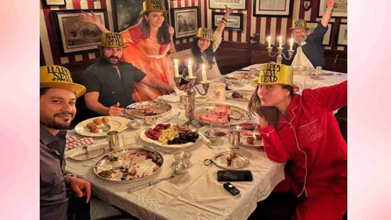 Soha Ali Khan Pataudi: মাথায় নিউ ইয়ার টুপি পরে পরিবারের প্রিয়জনদের নিয়ে সোহার বর্ষবরণ