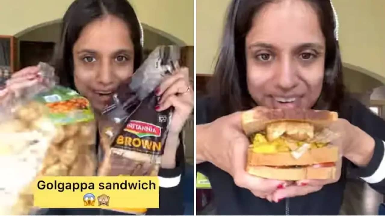 Viral Video: ডিমের পর স্যান্ডউইচ, ফুচকা দিয়ে এক্সপেরিমেন্ট করতে গিয়ে ট্রোল হলেন ব্লগার!