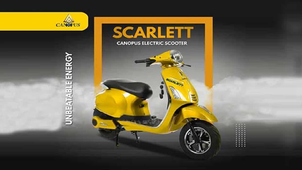 Canopus Electric Scooters: ক্যানোপাস ভারতে চারটি দুর্দান্ত ইলেকট্রিক স্কুটার লঞ্চ করল, আধ ঘণ্টায় ৮০% চার্জিং, সঙ্গে সোয়্যাপেবল ব্যাটারি Canopus Electric Scooters: ক্যানোপাস ভারতে চারটি দুর্দান্ত ইলেকট্রিক স্কুটার লঞ্চ করল, আধ ঘণ্টায় ৮০% চার্জিং, সঙ্গে সোয়্যাপেবল ব্যাটারি