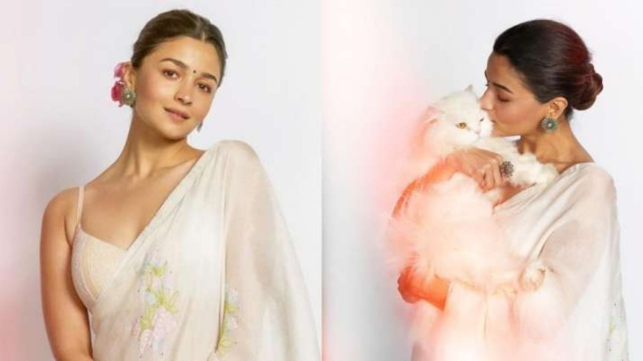 Alia Bhatt: সাদা শাড়ি ও এডওয়ার্ড! গাঙ্গুবাইয়ের প্রচারে এবার একা নন, ফটোশ্যুটে কার সঙ্গে রোম্যান্স করলেন আলিয়া?