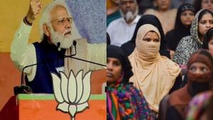 UP Assembly Election 2022: 'নির্যাতিতা মুসলিম মহিলাদের পাশে দাঁড়িয়েছে বিজেপি', হিজাব বিতর্কের মাঝে মুখ খুললেন নমো