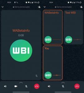 WhatsApp Call New UI For Android SS