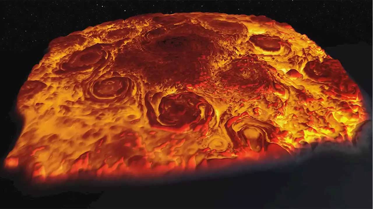 Pepperoni Storms: বৃহস্পতির উত্তর মেরুতে পিৎজার টুকরো! ঝড়ের নাম নাকি পেপেরোনি, দেখুন বিস্ময়কর ভিডিয়ো