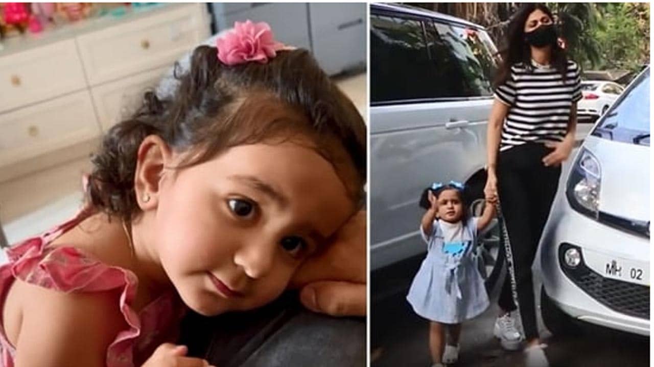 Shilpa Shetty—Samisha: দু‘বছর বয়সেই কি পাপরাৎজিদের সামলাতে শিখে গেলেন শিল্পা শেট্টির কন্যা সামিশা?