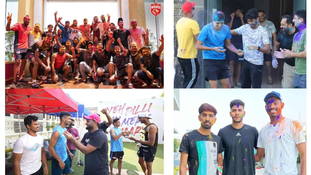 IPL 2022: হোলির আমেজে রঙিন পন্থের দিল্লি থেকে পান্ডিয়ার গুজরাত