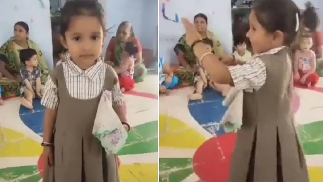 Viral Video: কাঁচা বাদাম গানে ছোট্ট স্কুলপড়ুয়ার নাচ, এখনও পর্যন্ত সবথেকে কিউট ভিডিয়ো!