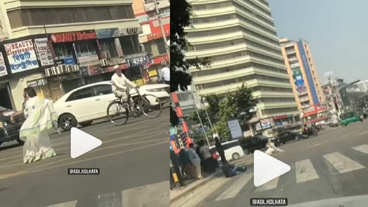 Viral Video: ফটোশুট বলে কথা! ক্যামেরা হাতে বসে ফটোগ্রাফার, রাস্তার মাঝেই নাচ শুরু বঙ্গ তনয়ার