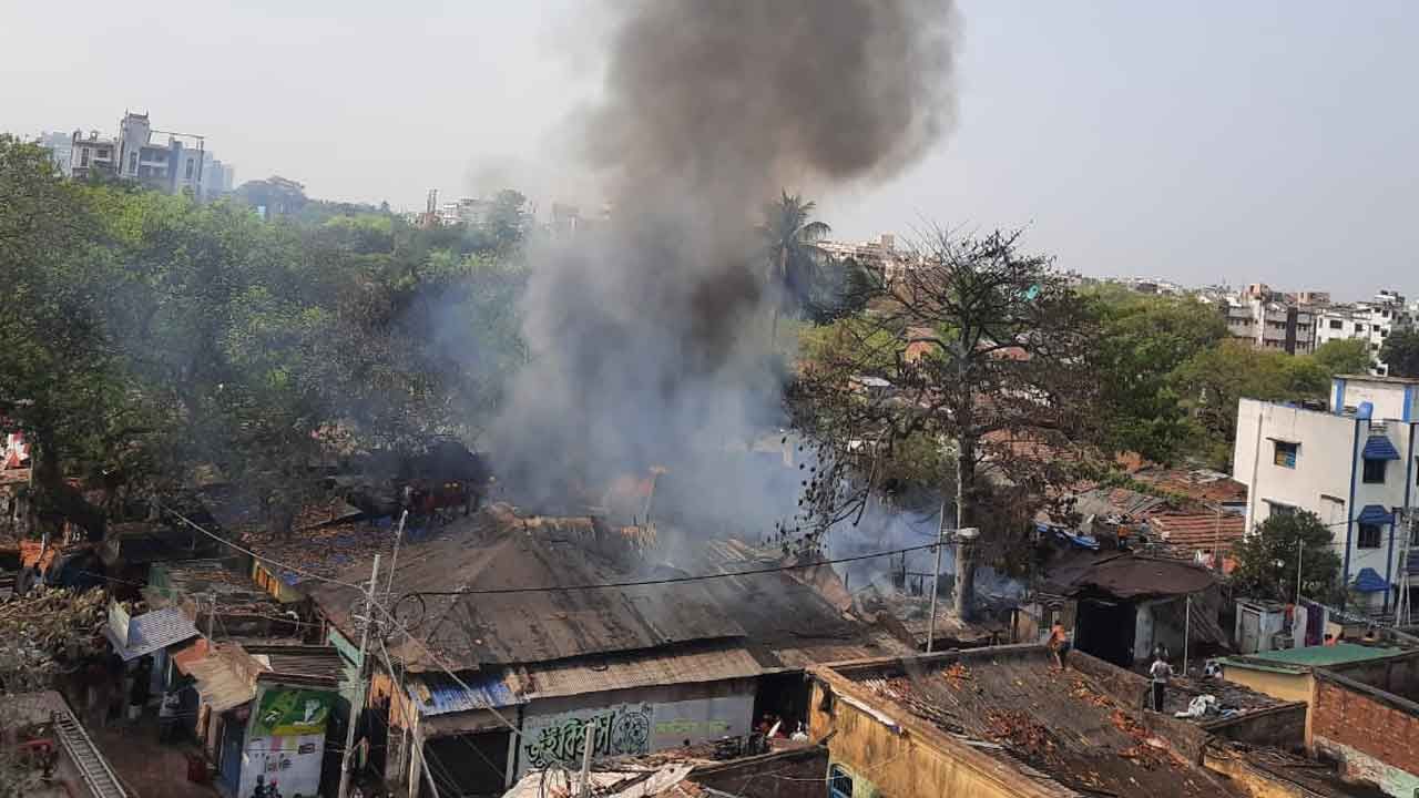 Kolkata Fire: ১০ ইঞ্জিন দু'ঘণ্টার চেষ্টায় নিয়ন্ত্রণে আনল আগুন, ভস্মীভূত নিউ আলিপুরের রঙের কারখানা