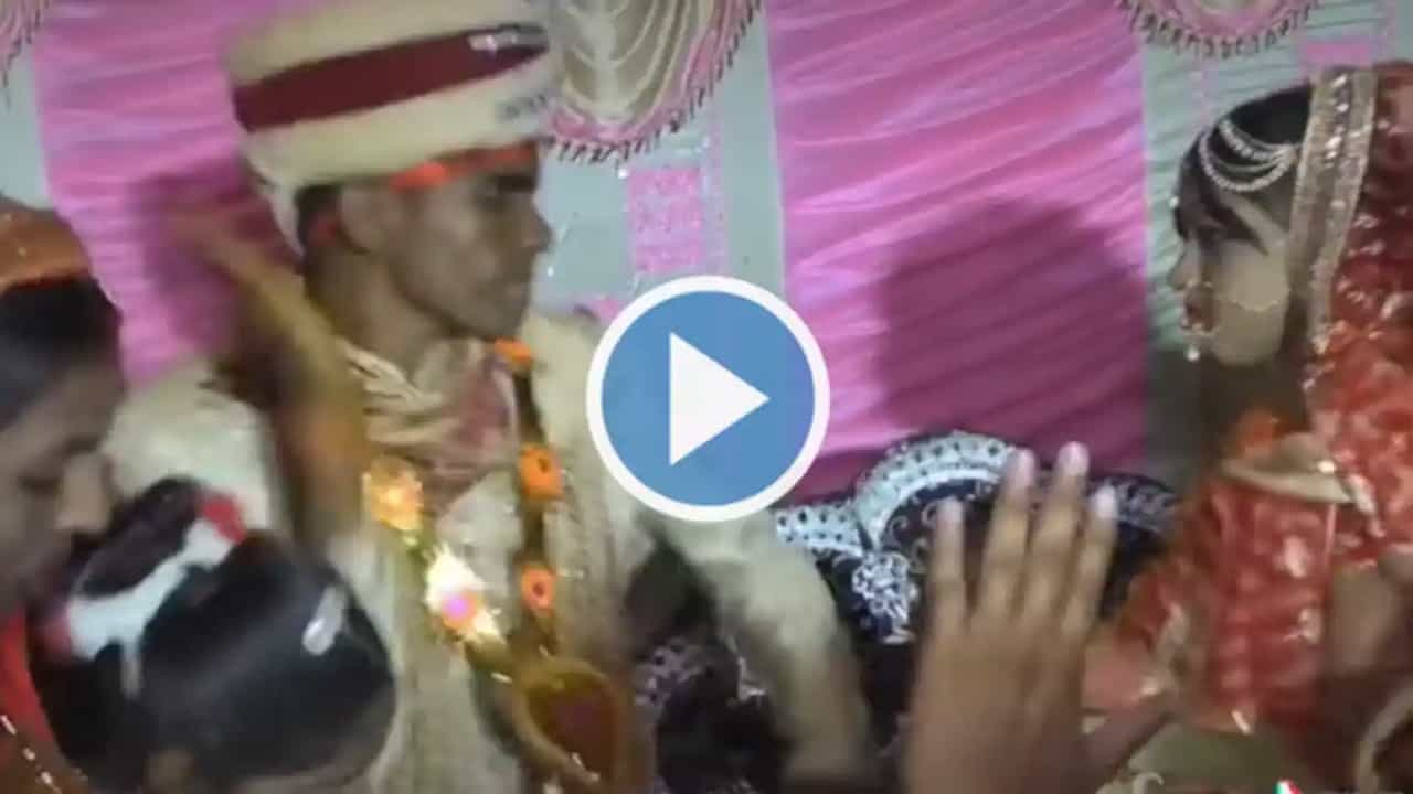 Viral Video: মালাবদলের পর বরের সে কী রাগ! থাপ্পড় কষিয়ে দিলেন কনেকে, বিবাহবাসরে হাতাহাতি দেখে অতিথিরা হতভম্ব Viral Video: মালাবদলের পর বরের সে কী রাগ! থাপ্পড় কষিয়ে দিলেন কনেকে, বিবাহবাসরে হাতাহাতি দেখে অতিথিরা হতভম্ব