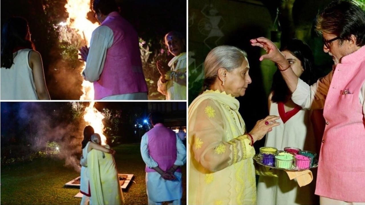 Amitabh Bachchan-Jaya Bachchan-Navya Naveli Nanda-Holi: বচ্চন পরিবার এ বছর খুব সীমাবদ্ধভাবে হোলির অনুষ্ঠান করল, কেন?