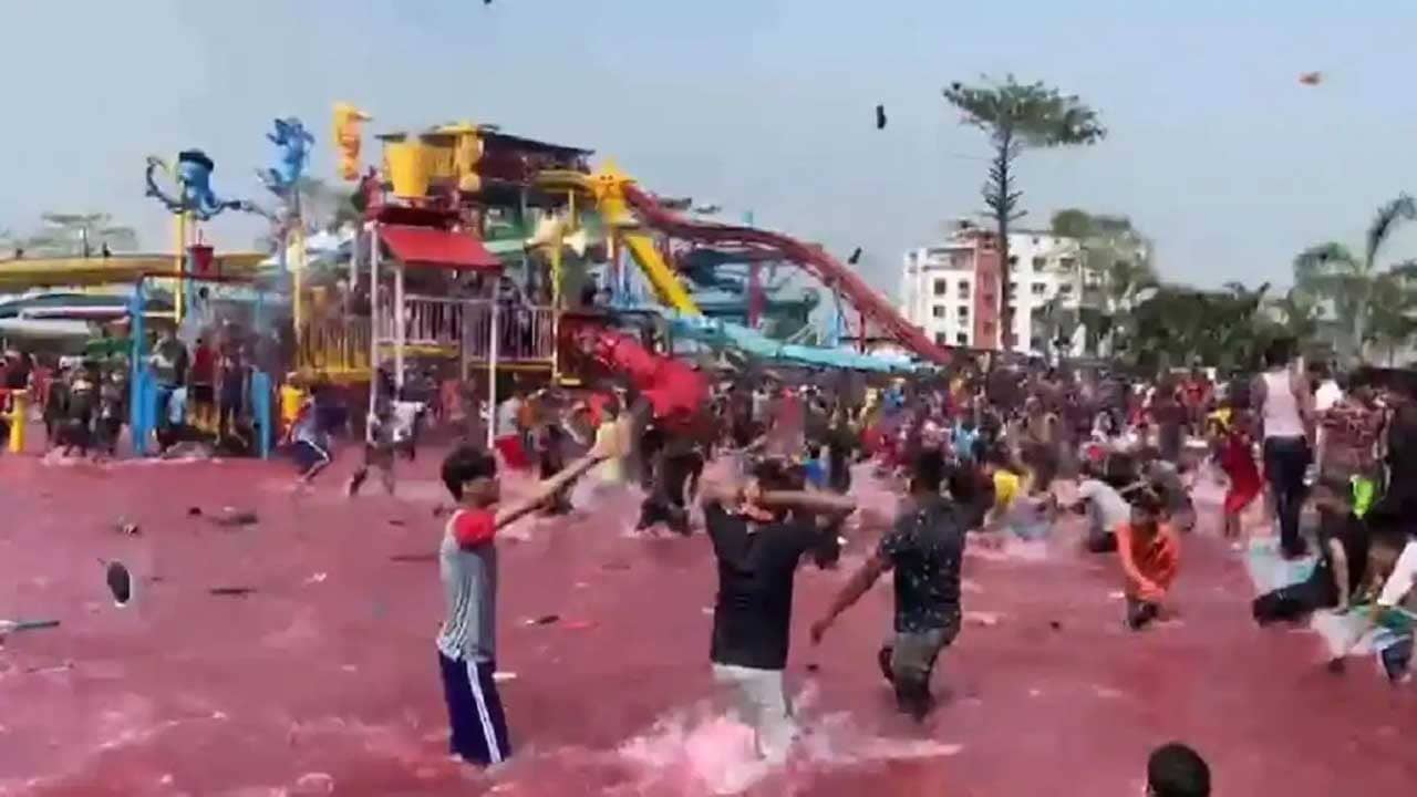 Viral Video: চপ্পল মার হোলি, আকাশে আবির নয় উড়ছে চটি, দেখুন ভাইরাল ভিডিয়ো