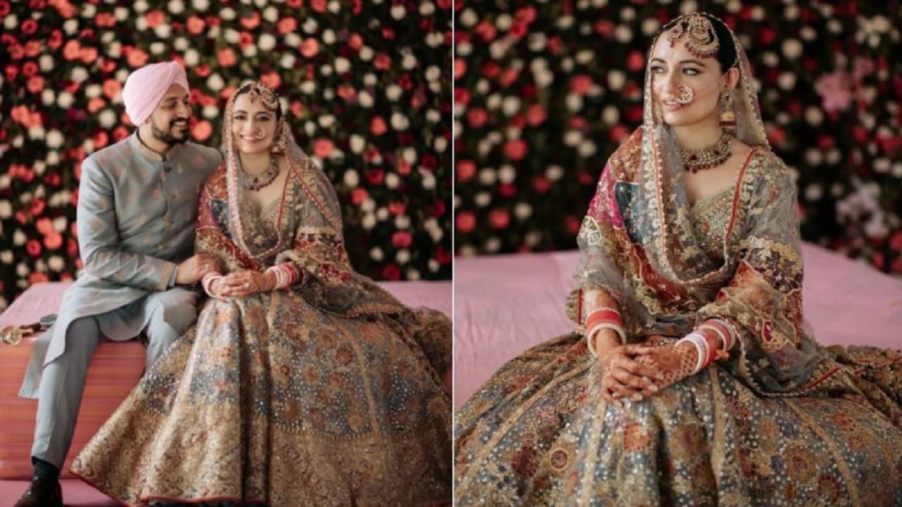 Unique And Offbeat Bridal Lehenga: রঙিন দিনে 'ধূসর' সাজে নেটদুনিয়ায় ভাইরাল এই দম্পতি