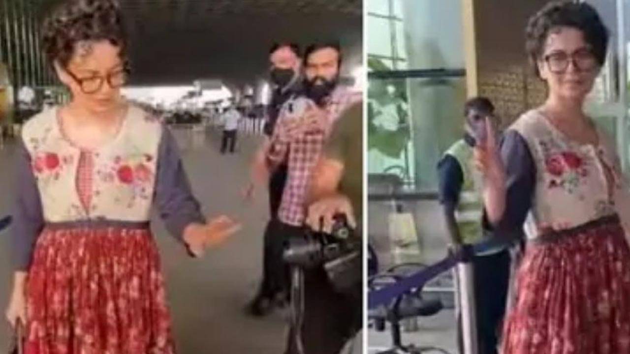 Kangana Ranaut:  ‘আপ রহেনে দিজিয়ে’, নিজের নিরাপত্তারক্ষীকে কেন বললেন কঙ্গনা?